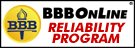 BBBOnLine Reliability Membership Seal